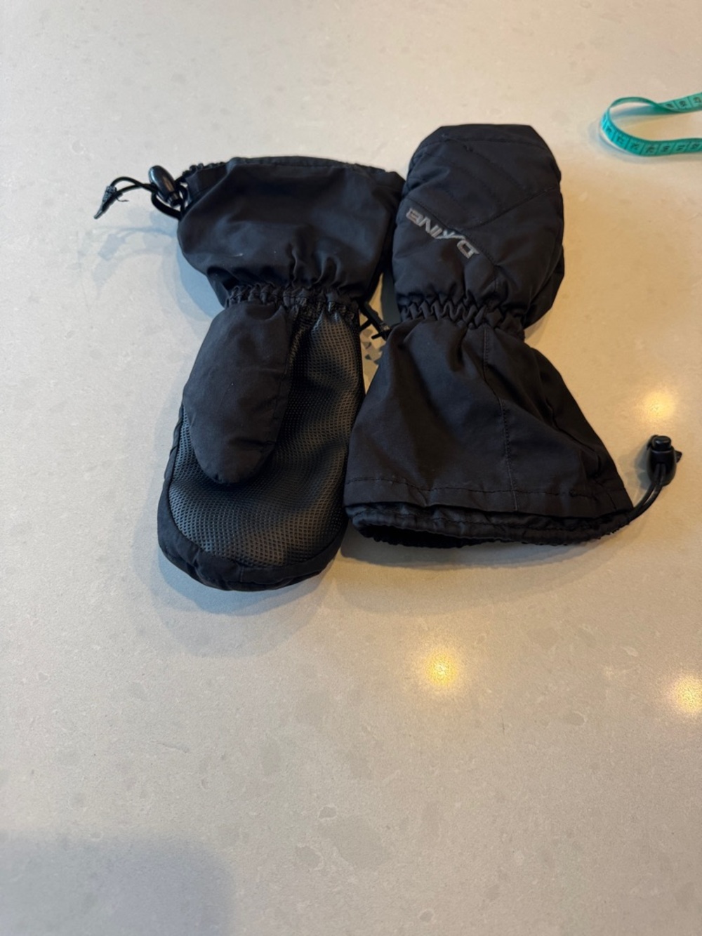 Dakine Black Winter Ski Mittens